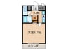 さくら館 1Kの間取り