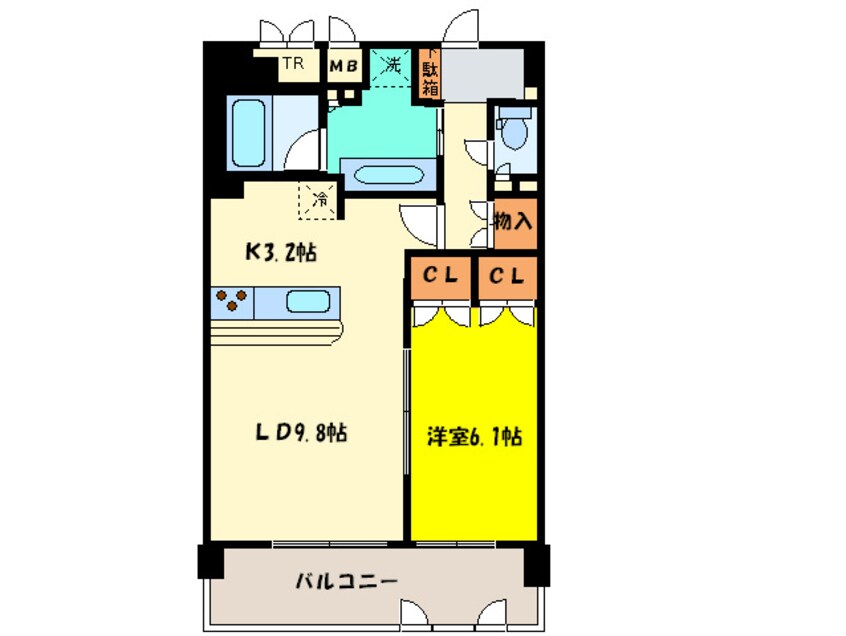 間取図 グラン・アベニュ－名駅