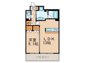 間取図 グラン・アベニュ－名駅