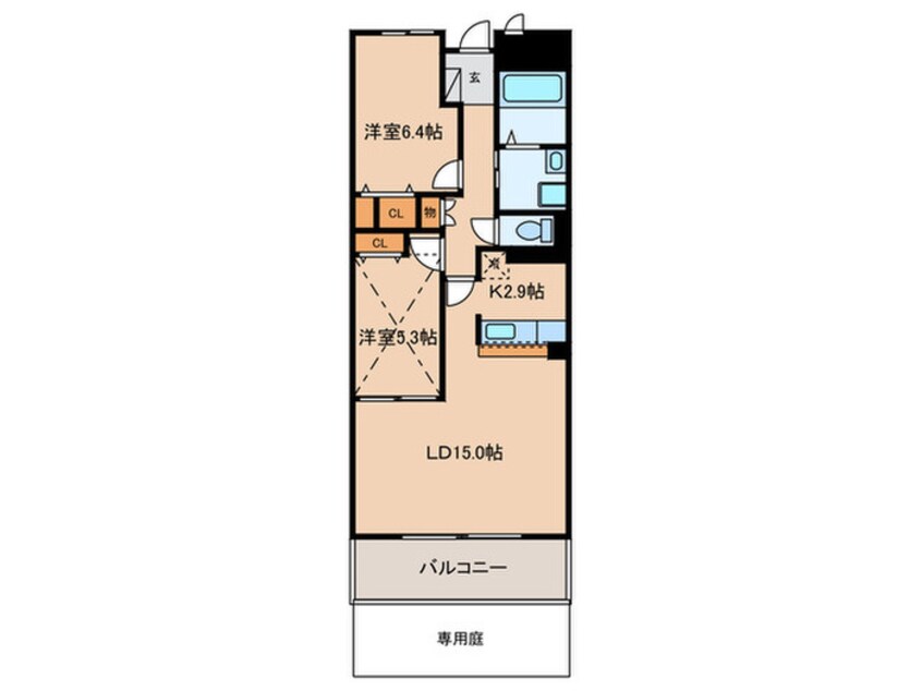 間取図 ソーラスフロント富船