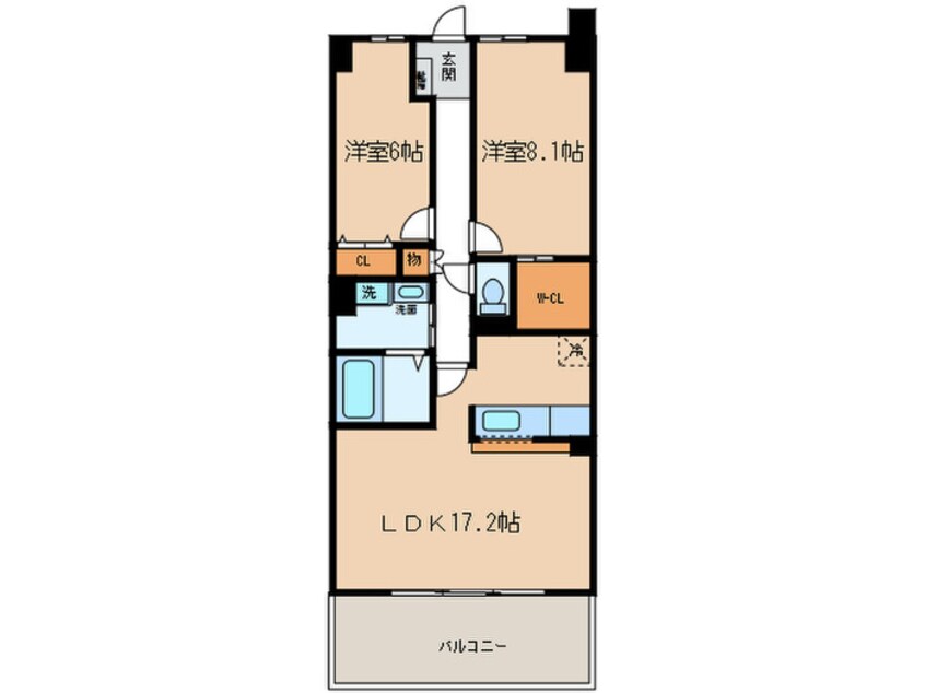 間取図 ソーラスフロント富船