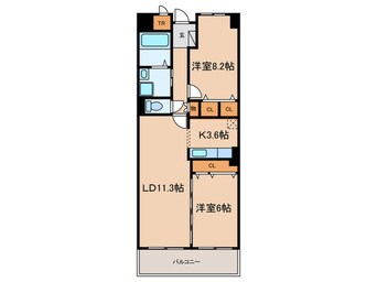 間取図 ソーラスフロント富船