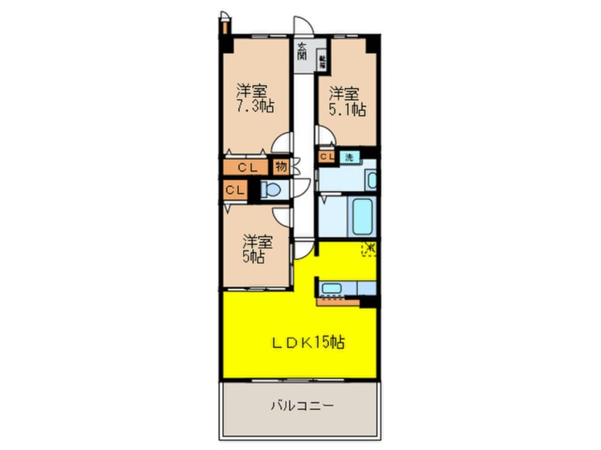 間取図 ソーラスフロント富船