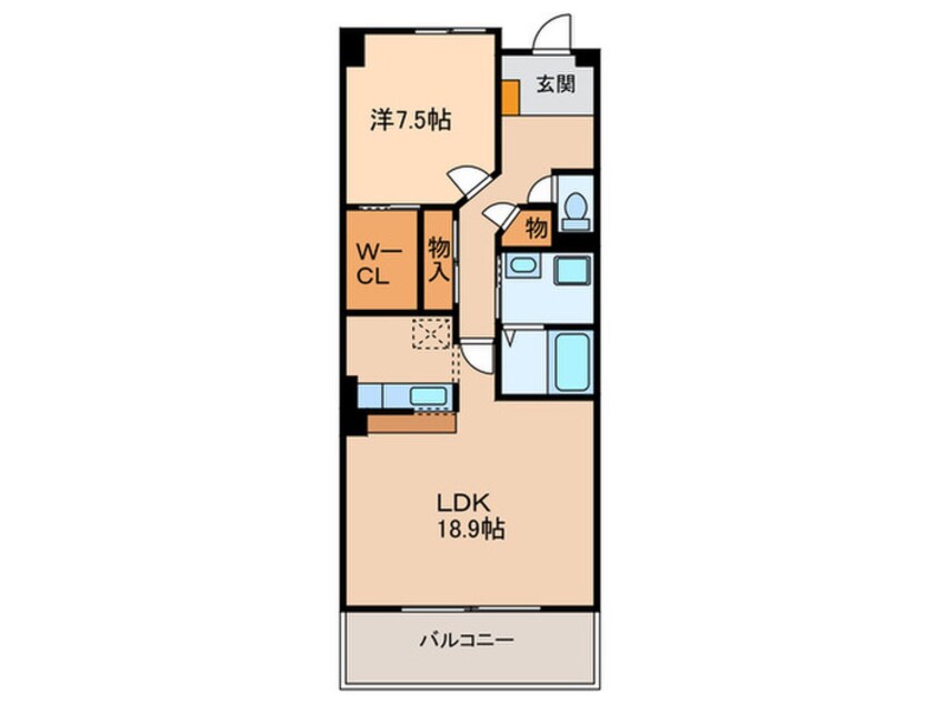 間取図 ソーラスフロント富船