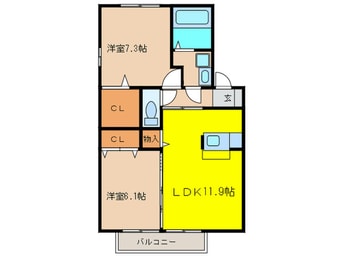 間取図 ハルトリ－ゲルＡ