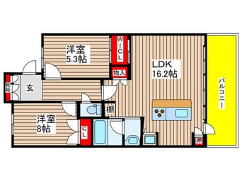 間取図 桜山西マンション