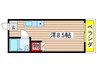 メモア－ル悠悠 1Rの間取り