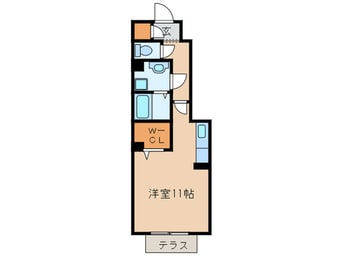 間取図 ボンジュール本陣