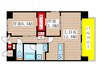 桜山カーザ 2LDKの間取り