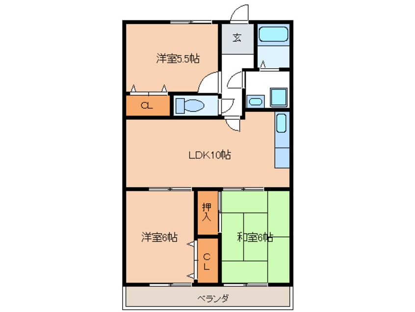間取図 ウエストヒルズＭＡＲＵＫＡ
