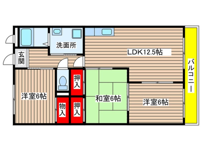 間取図 ソジュ－ル