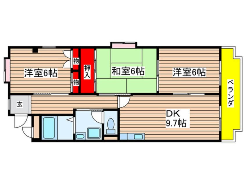 間取図 ソジュ－ル