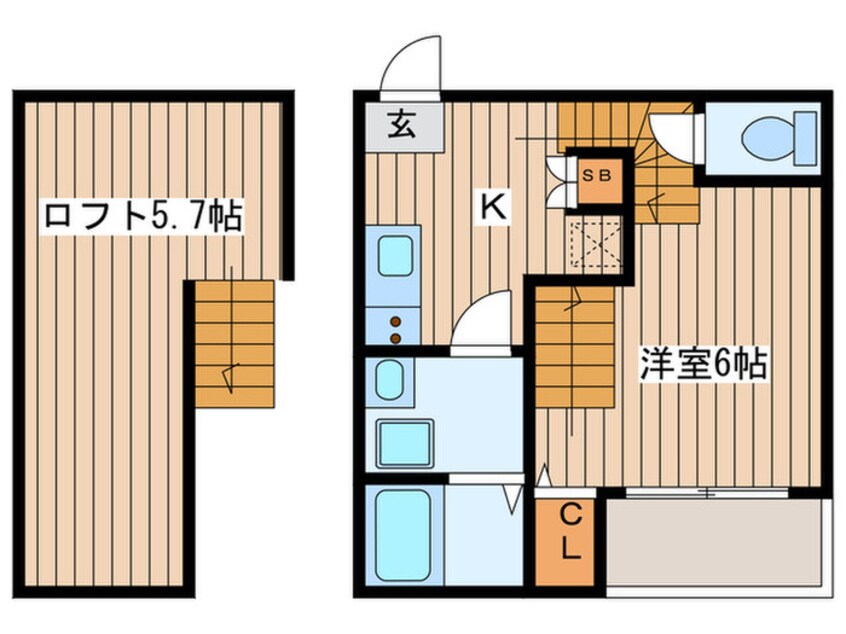 間取図 ラ・ポルト