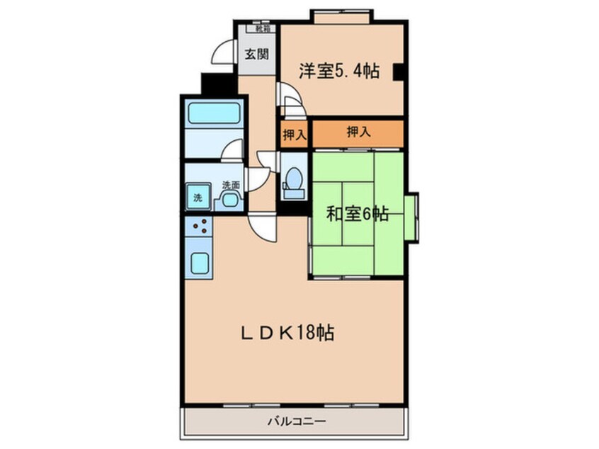 間取図 学戸スカイマンション