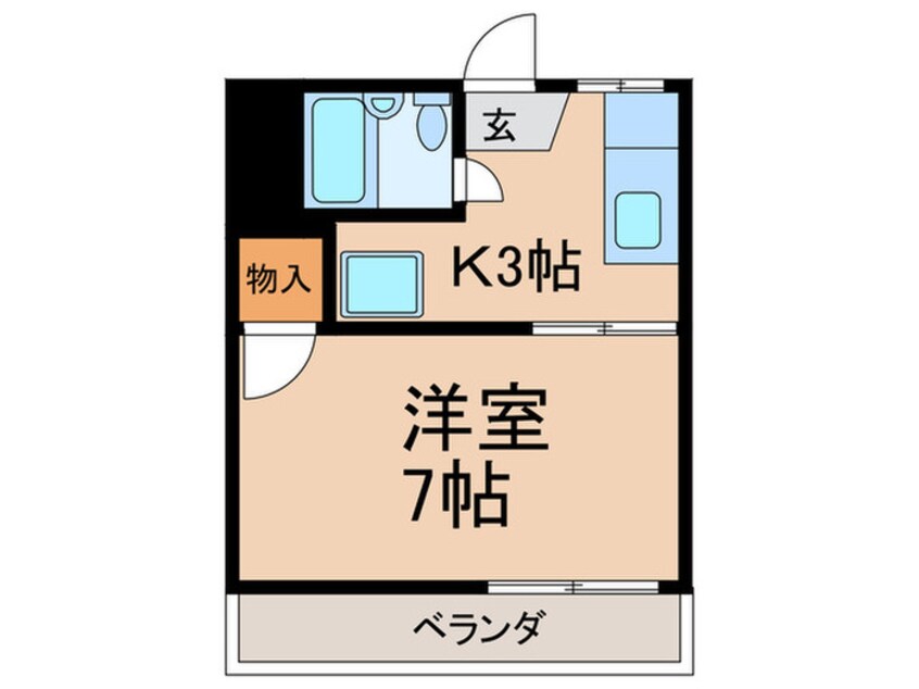 間取図 コーポグリーン長久手