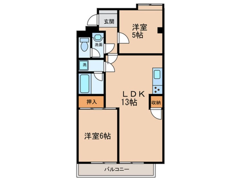 間取図 スカイマンションカニエ