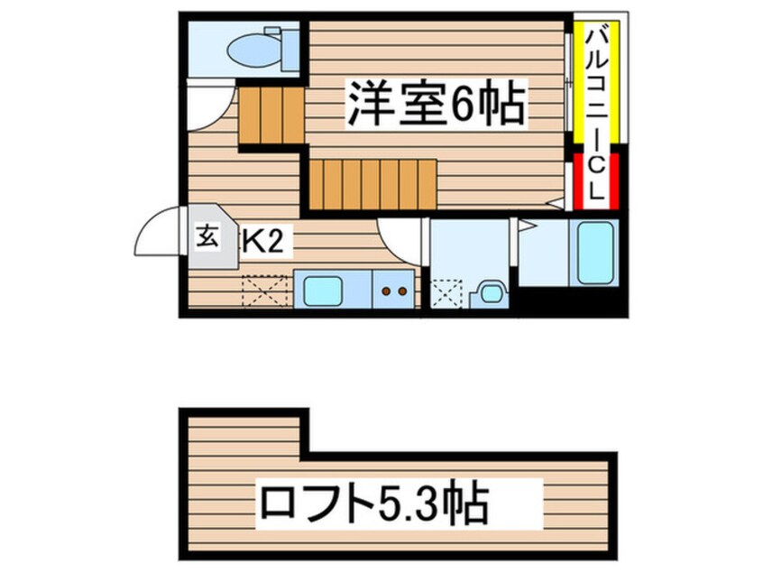 間取図 ハーモニーテラス十番町Ⅰ