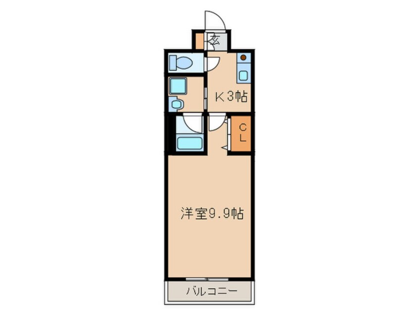 間取図 エスタシオンロ－マ