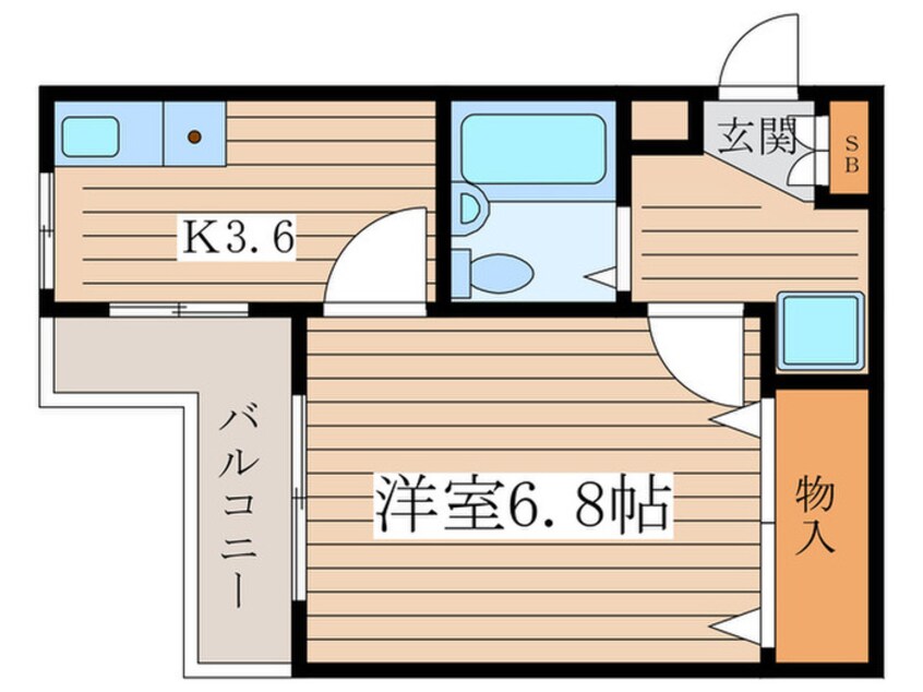 間取図 トモエコーポラス