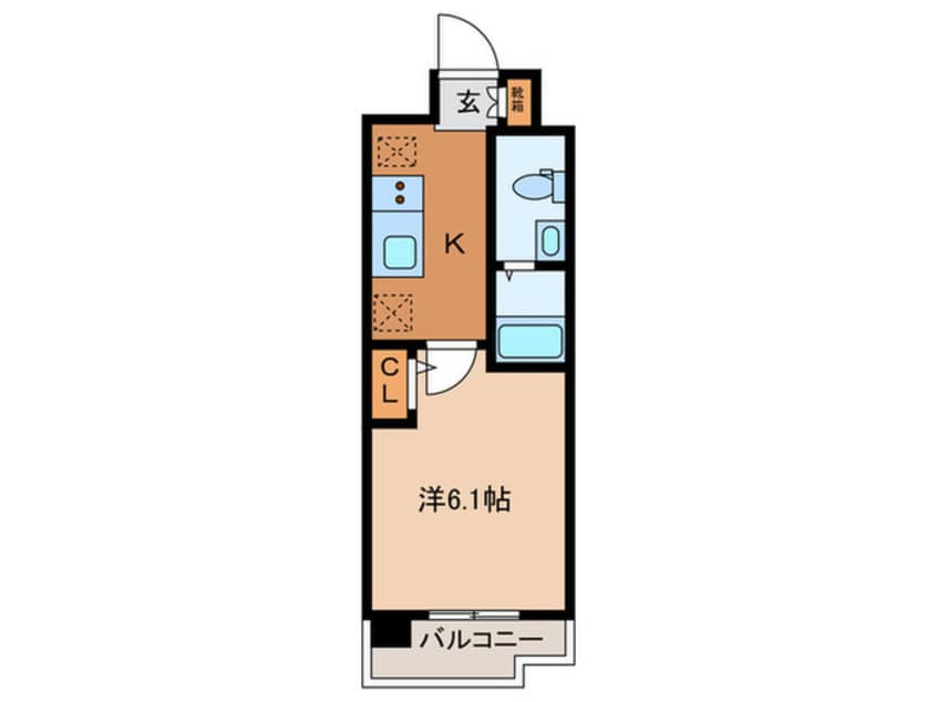 間取図 Live Casa堀田