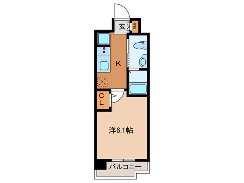 間取図 Live Casa堀田