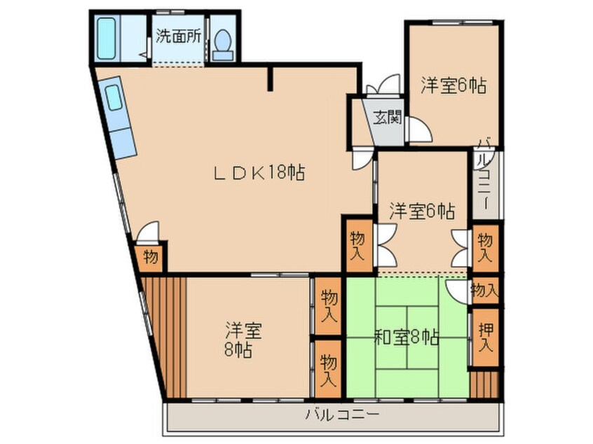 間取図 Ｌｕｃｉｅ春日井