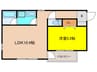 コンフォート名港 1LDKの間取り