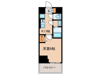 間取図 ﾌﾟﾚｻﾝｽ大須観音ﾌｨｴｽﾀ(1001)