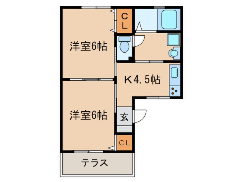 間取図 サンハイツ森山