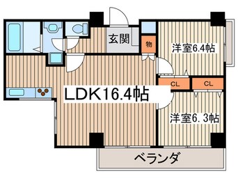 間取図 プロシード新瑞橋