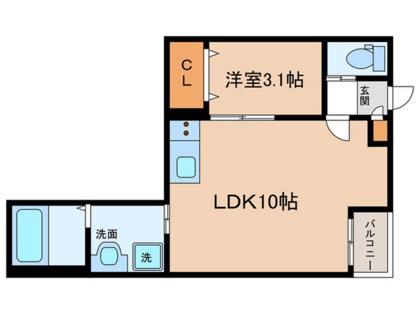 間取図 Warren harutaⅠ