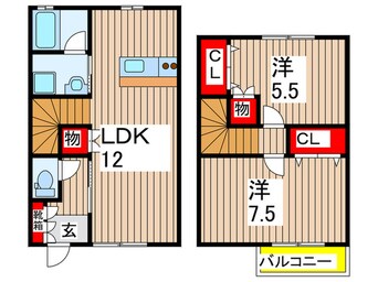 間取図 カーサ・ミツルギ