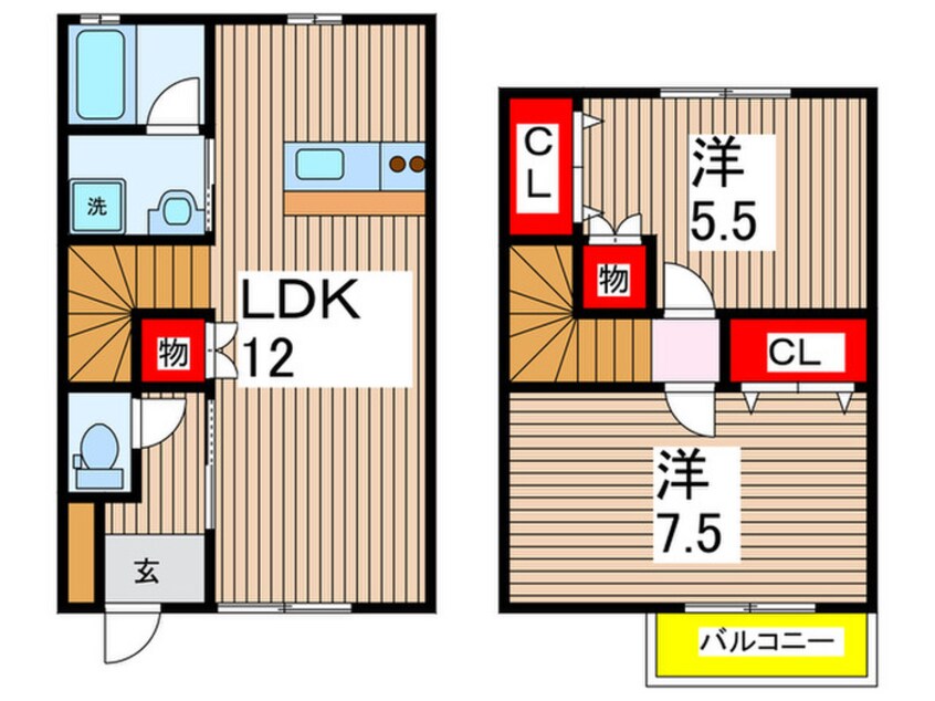 間取図 カーサ・ミツルギ