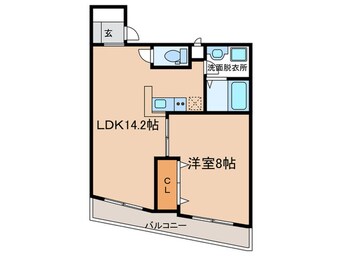 間取図 アビターレ豊前