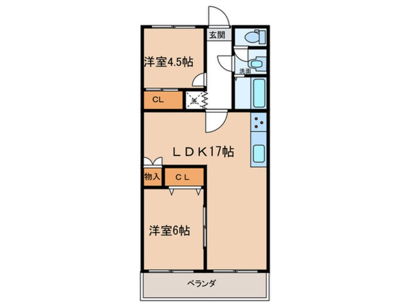 間取図 第２中柳ハイツ