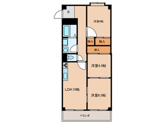 間取図 プレシアス赤城１