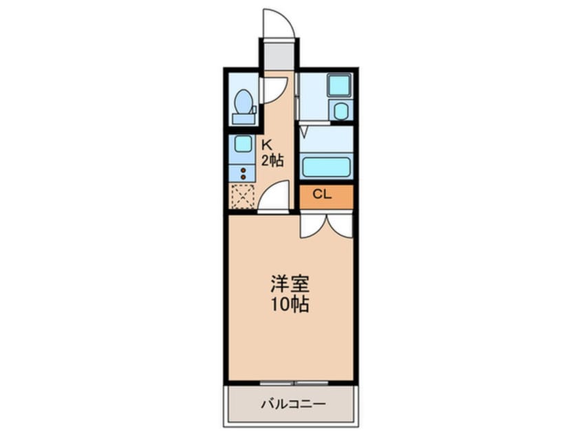 間取図 ヴァンク－ル鶴舞