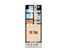 Conde藤が丘 1Kの間取り