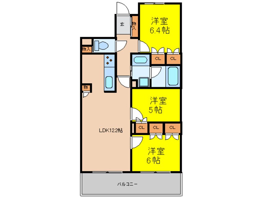 間取図 リエトコ－ト丸の内