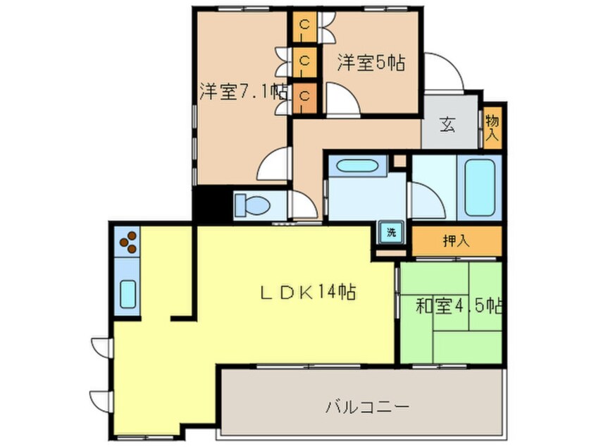 間取図 リエトコ－ト丸の内