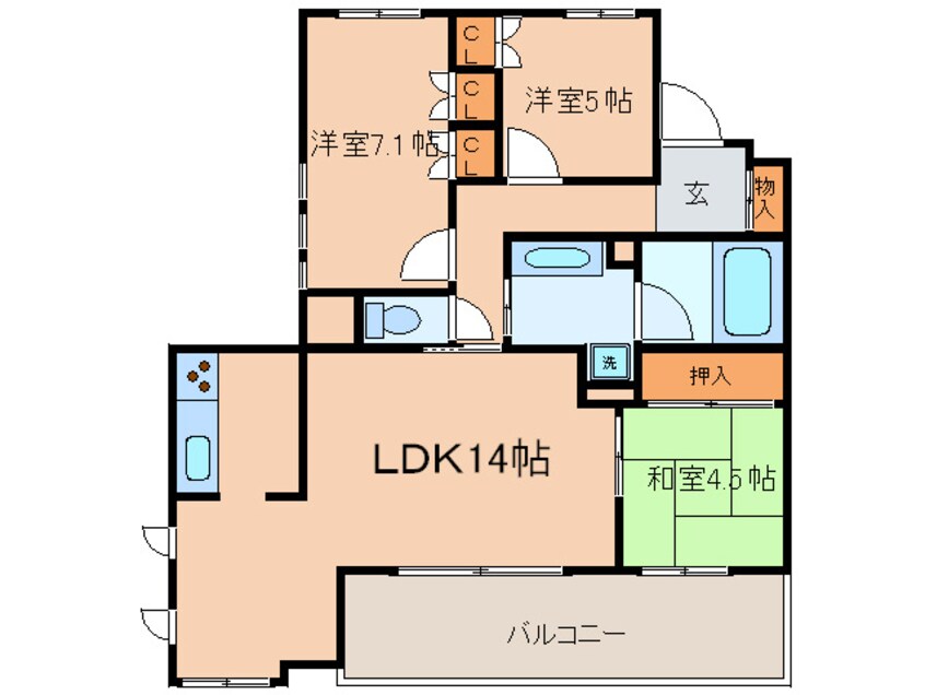 間取図 リエトコ－ト丸の内