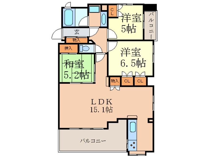 間取図 リエトコ－ト丸の内