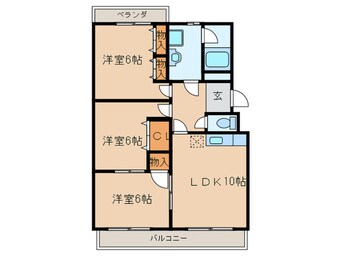 間取図 サンシャインイトウ