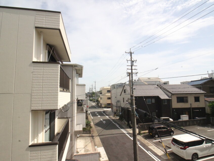 室内からの展望 カンテ外山