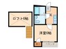 ストロベリ－キャンドル 1Kの間取り