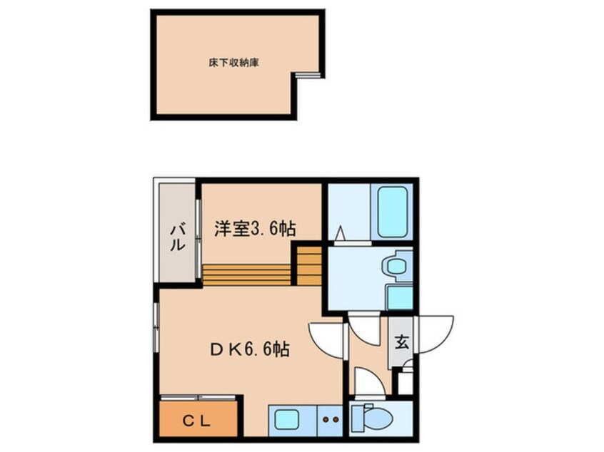 間取図 ハーモニーテラス下飯田町Ⅲ