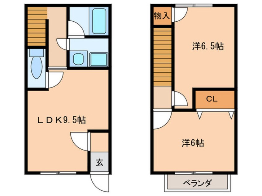 間取図 ジュネスサードニックスA棟