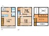 ルートヒル8北棟 2LDKの間取り