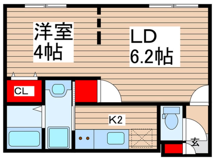 間取図 Branche上前津