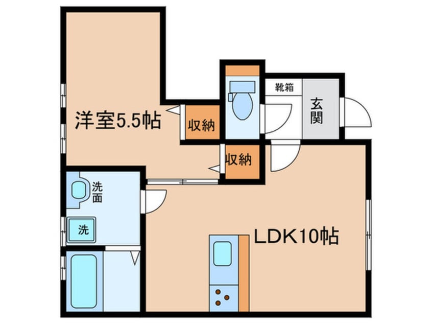 間取図 リーブルファイン下之一色町